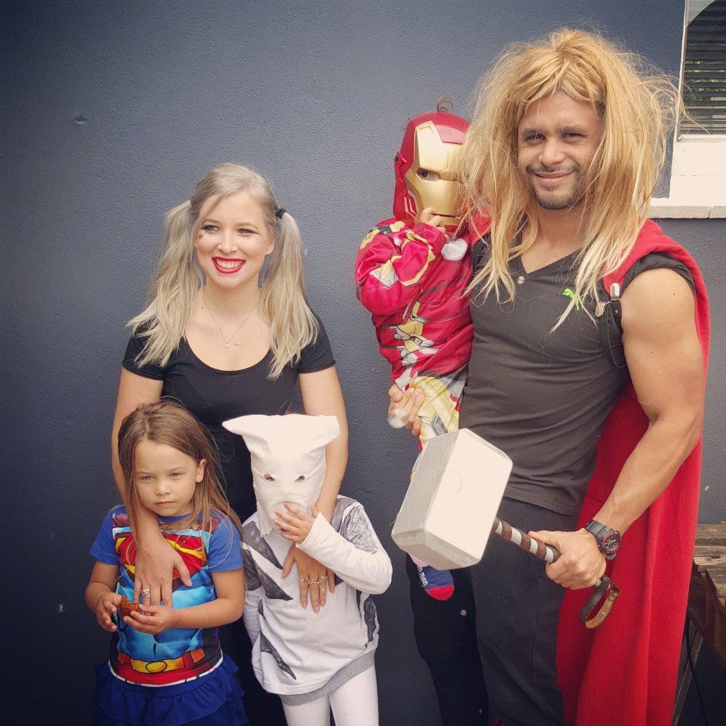 superhero family dress up