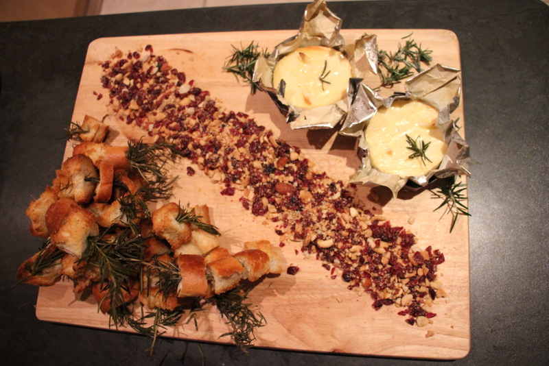 Baked Camembert with Rosemary infused Baguette and a nutty Cranberry Crumble Baked Camembert with Rosemary infused Baguette and a nutty Cranberry Crumble